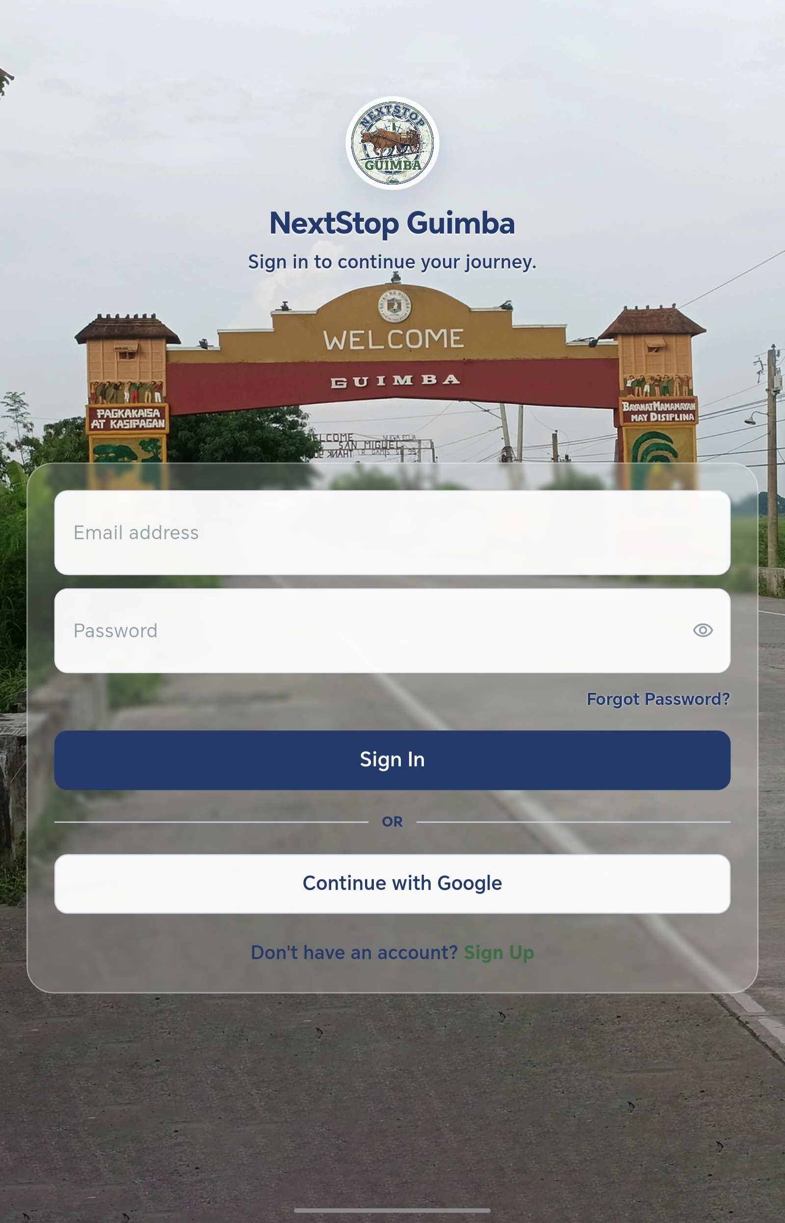 Login Screen